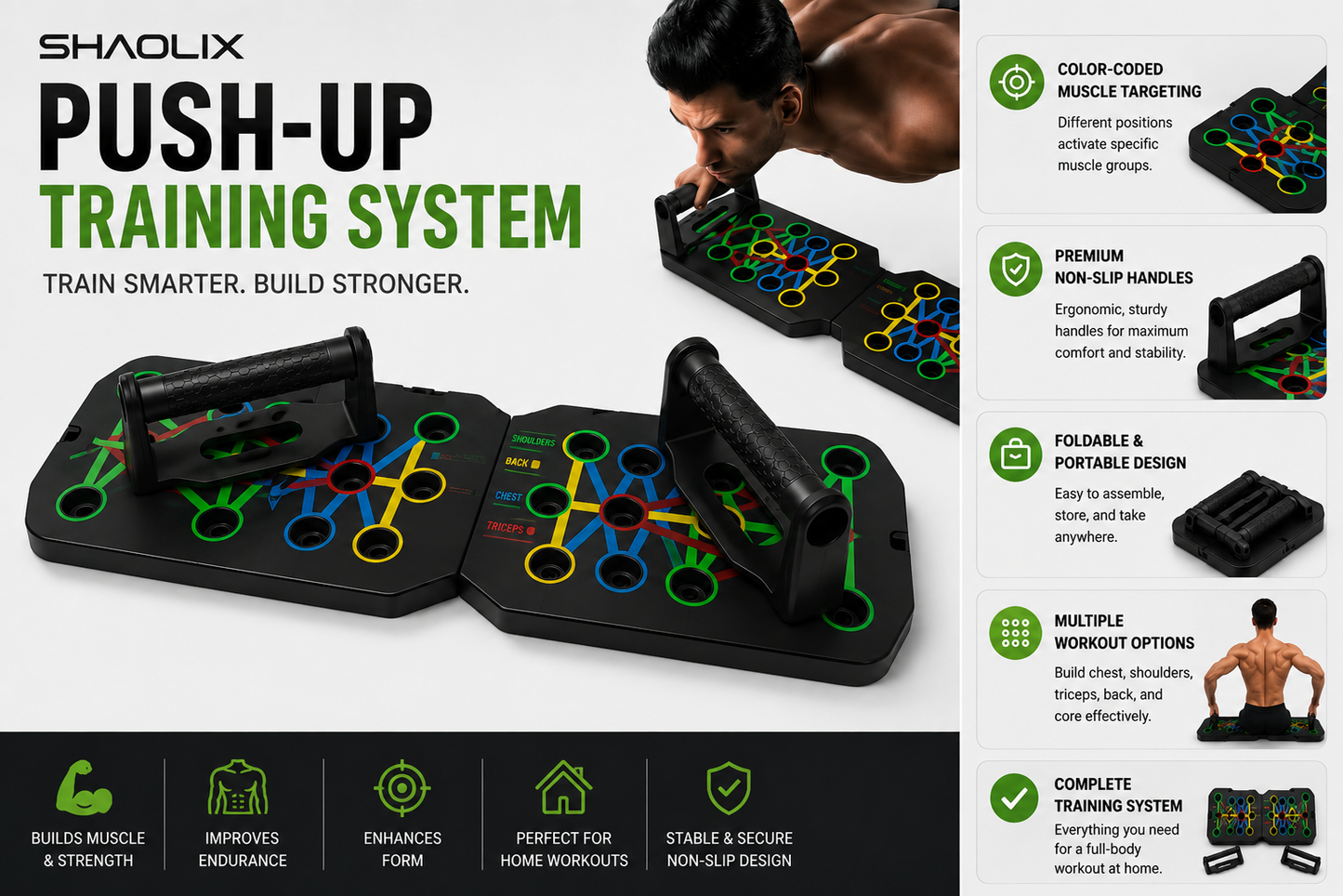 Elite Push-Up Training Board